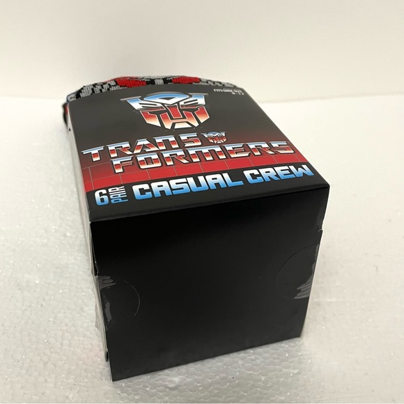 6 Pair Transformers SOCKS Men Size 8-12 , Men Casual CREW SOCKS by Hasbro, NEW - Picture 13 of 14
